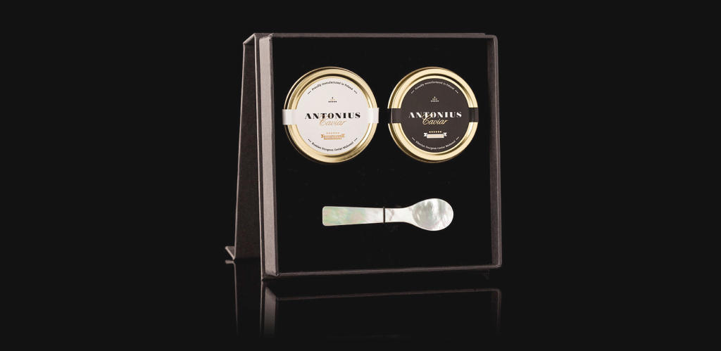 Unique boxed set of caviar - one of the prizes of the tournament