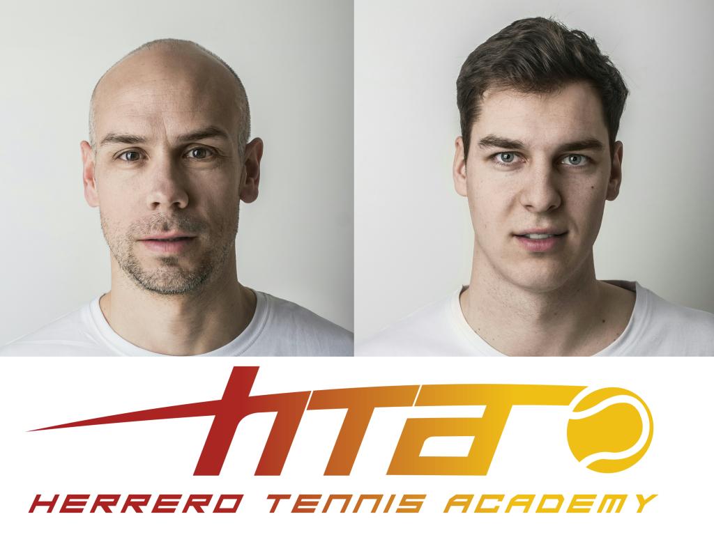 Training by the Herrero Tennis Academy