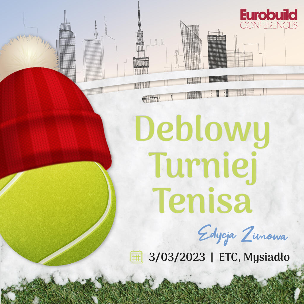 I Deblowy Turniej Tenisa EurobuildCEE, Edycja Zimowa odbędzie się w nowoczesnym ośrodku sportowym – Europejskim Centrum Tenisa w Mysiadle.